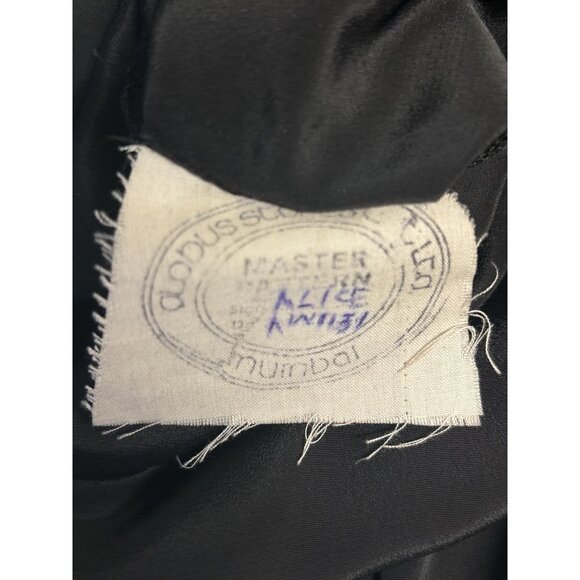 Whimsigoth Black Sleeveless Draped Cocktail Dress With Ruched Detailing - Elegan - Picture 9 of 13